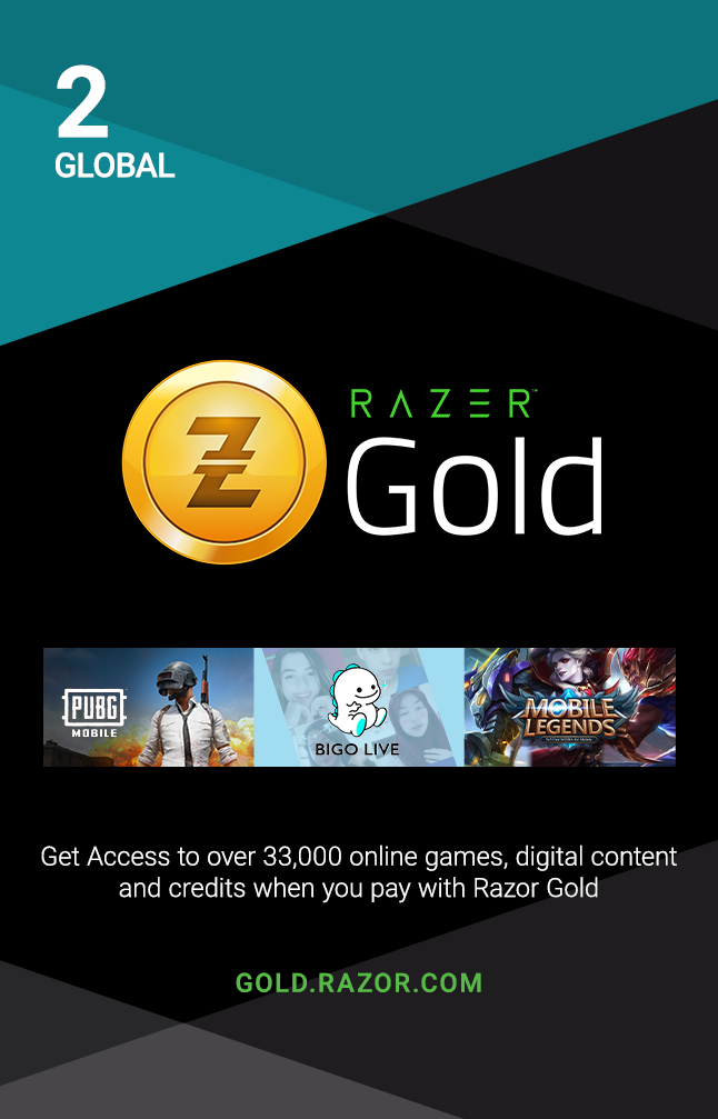 Buy Razer Gold Pin Global 2 - Instant Digital Delivery | Evopoints